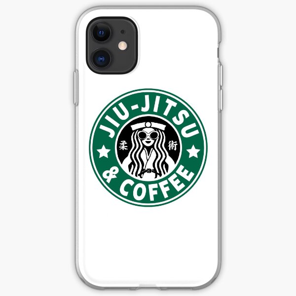 JIU JITSU AND COFFEE - FUNNY BRAZILIAN JIU JITSU iPhone Soft Case