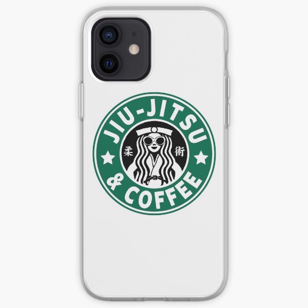 JIU JITSU AND COFFEE - FUNNY BRAZILIAN JIU JITSU iPhone Soft Case