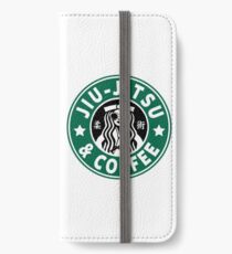 JIU JITSU AND COFFEE - FUNNY BRAZILIAN JIU JITSU iPhone Wallet/Case/Skin