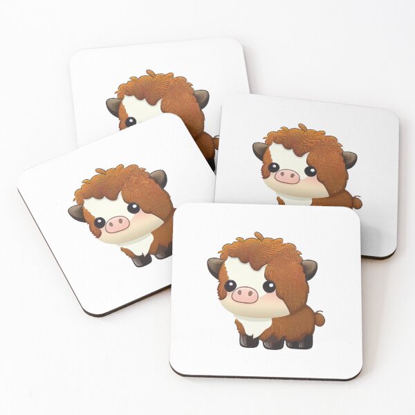 Item preview, Cute Mini Fluffy Cows Aesthetic designed and sold by schizarty.