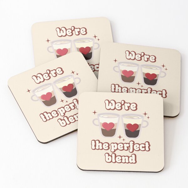 Item preview, Coffee love quotes we are the perfect blend designed and sold by onzpacesdesign.