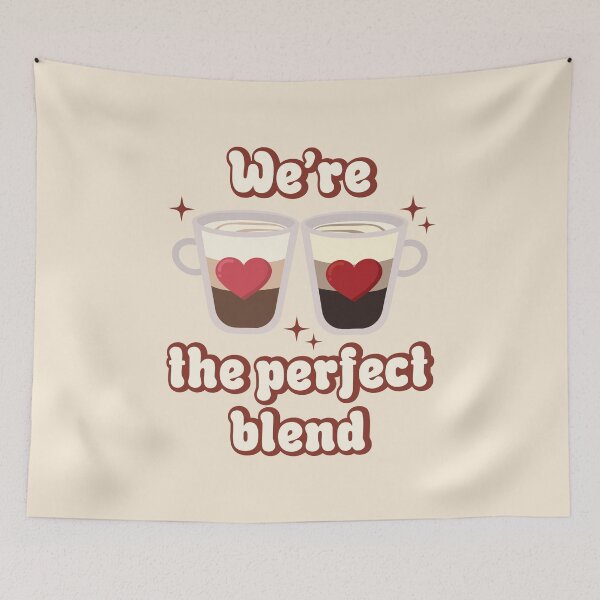Item preview, Coffee love quotes we are the perfect blend designed and sold by onzpacesdesign.