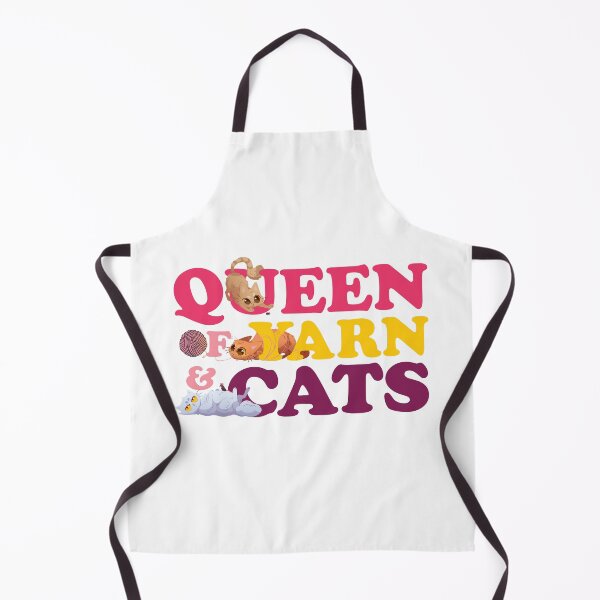 Item preview, Queen of Yarn and Cats designed and sold by chillaxcats.