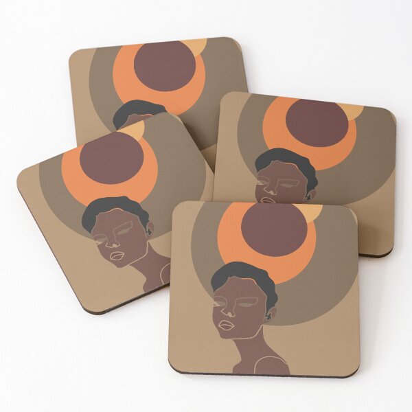 Item preview, Black Woman with 90's Pixie Cut designed and sold by PrintsbyPuleng.