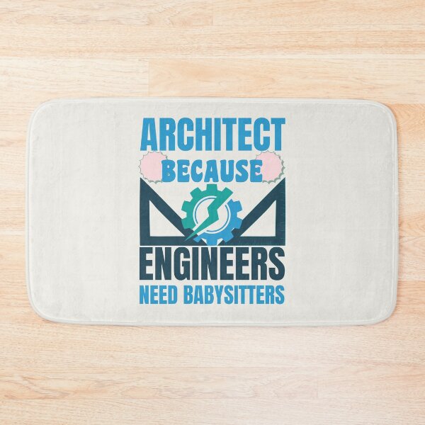 Item preview, Architect Because Engineers Need Babysitters Funny Retro Vintage Design designed and sold by CandyDroidMerch.
