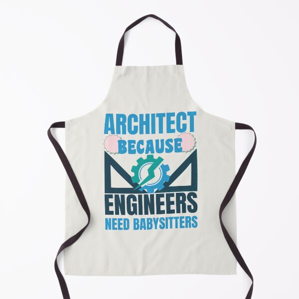 Item preview, Architect Because Engineers Need Babysitters Funny Retro Vintage Design designed and sold by CandyDroidMerch.