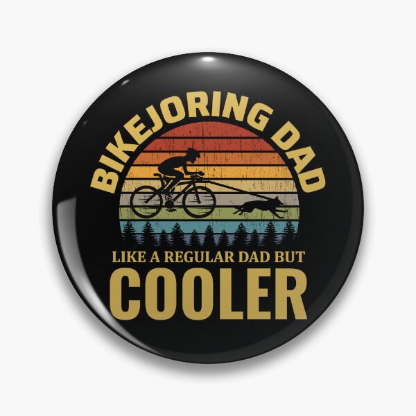 Item preview, Bikejoring DogScooting Dog Sport Bike Bicycle Dad Father designed and sold by CuteDesigns1.