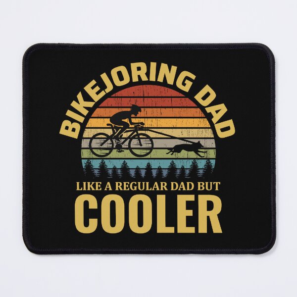 Item preview, Bikejoring DogScooting Dog Sport Bike Bicycle Dad Father designed and sold by CuteDesigns1.