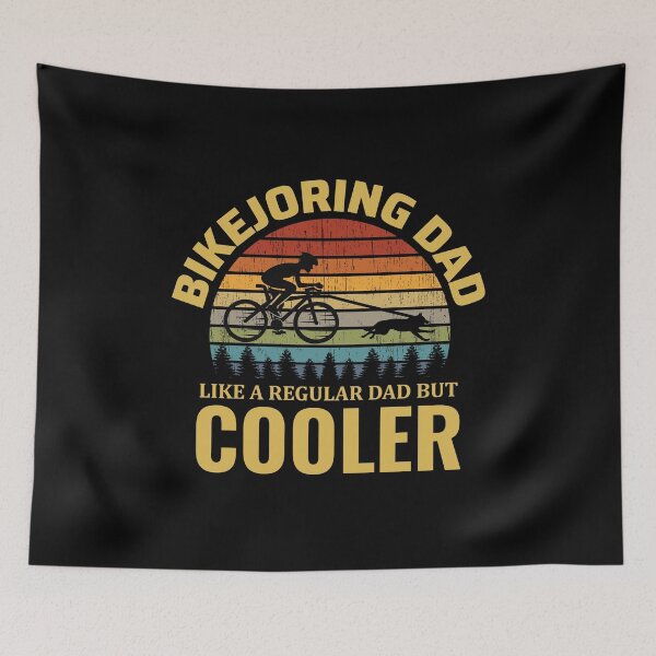 Item preview, Bikejoring DogScooting Dog Sport Bike Bicycle Dad Father designed and sold by CuteDesigns1.