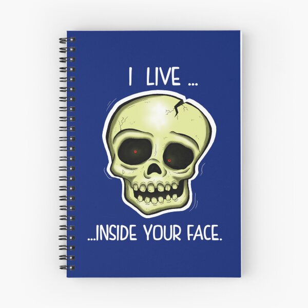 Item preview, Nihilist Skull - I Live Inside Your Face   designed and sold by Badass0401.
