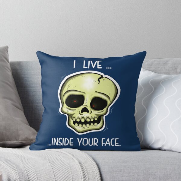 Item preview, Nihilist Skull - I Live Inside Your Face   designed and sold by Badass0401.
