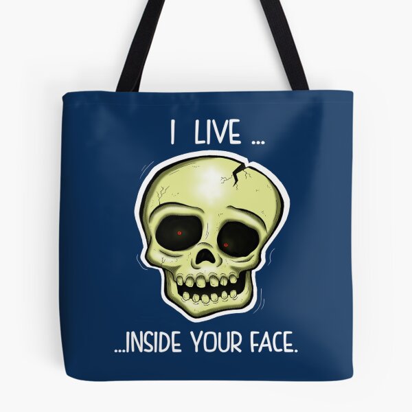 Item preview, Nihilist Skull - I Live Inside Your Face   designed and sold by Badass0401.