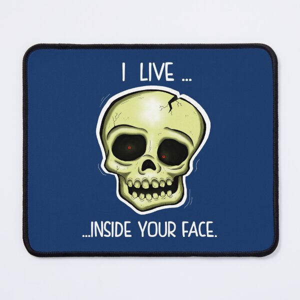 Item preview, Nihilist Skull - I Live Inside Your Face   designed and sold by Badass0401.
