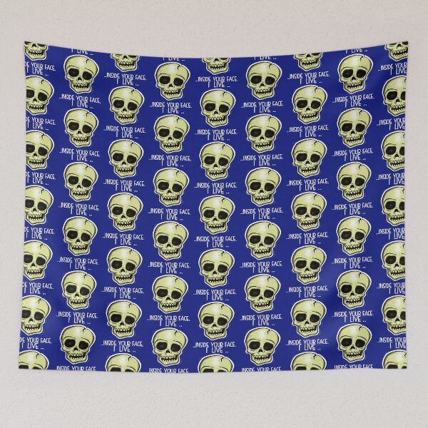 Item preview, Nihilist Skull - I Live Inside Your Face   designed and sold by Badass0401.
