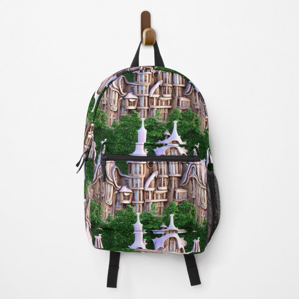 Item preview, Purple Artsy Houses - Seamless Pattern designed and sold by Chubuter.
