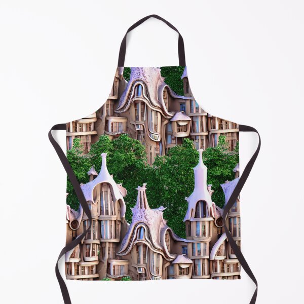Item preview, Purple Artsy Houses - Seamless Pattern designed and sold by Chubuter.