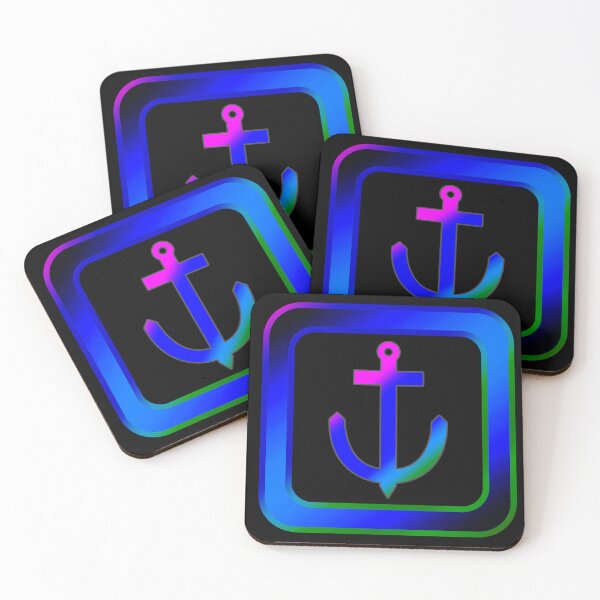 Item preview, Rainbow Unicorn Anchor Nautical  designed and sold by ChristinasMess.