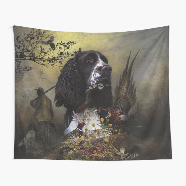 Item preview, English Springer Spaniel with pheasant  designed and sold by TammyHunterArt.