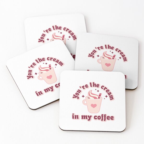 Item preview, Coffee love quotes you are the cream in my coffee designed and sold by onzpacesdesign.