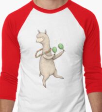 Alpaka auf Maracas Baseballshirt mit 3/4-Arm