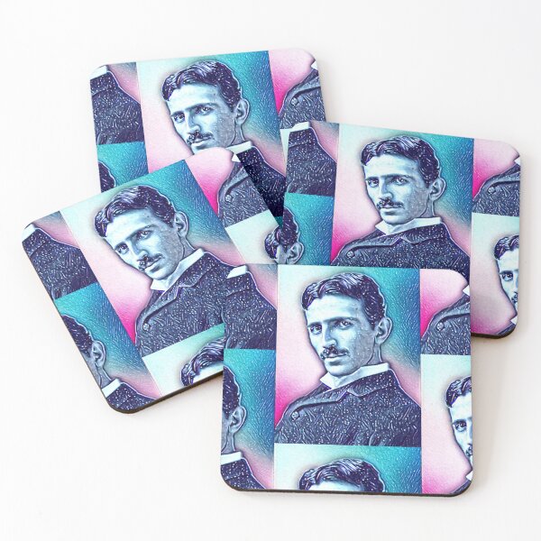 Item preview, Nikola Tesla Portrait | Nikola Tesla Wall Art  designed and sold by Suyogsonar25.
