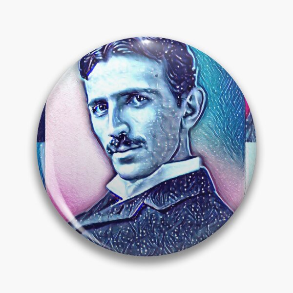 Item preview, Nikola Tesla Portrait | Nikola Tesla Wall Art  designed and sold by Suyogsonar25.