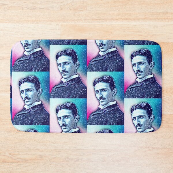 Item preview, Nikola Tesla Portrait | Nikola Tesla Wall Art  designed and sold by Suyogsonar25.