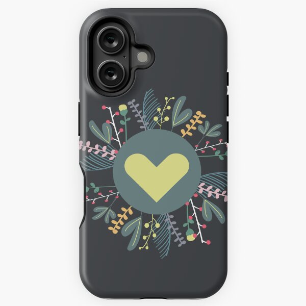 Vista previa del artículo con la obra «Corazón en explosión floral», diseñado y vendido por AnaidZahori.