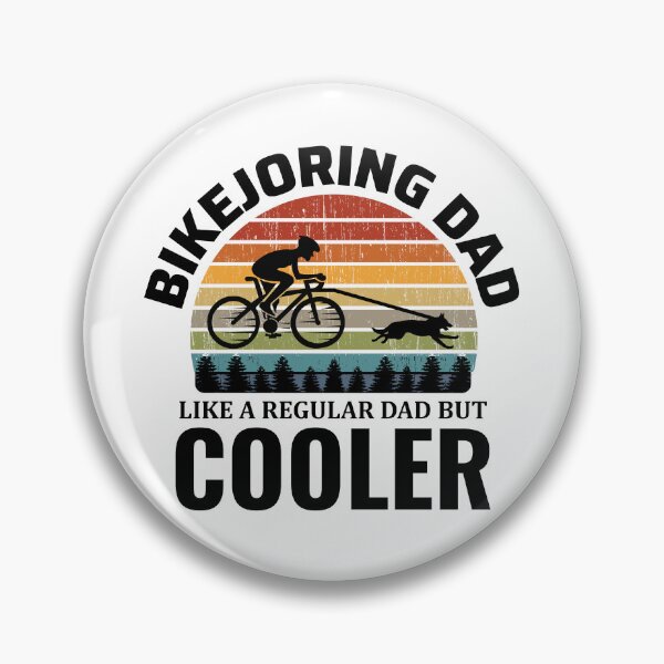 Item preview, Bikejoring DogScooting Dog Sport Bike Bicycle Dad Fathers Day designed and sold by CuteDesigns1.