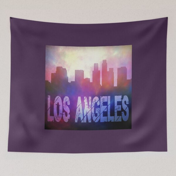 Item preview, Los Angeles city skyline designed and sold by Art by Lilia.