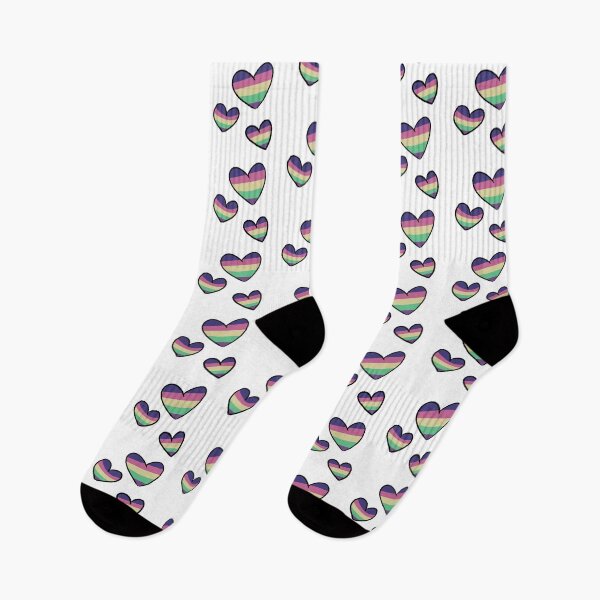 Artikelvorschau, Amari Attraction Heart Emoji Pride Flag Transparent entworfen und verkauft von Spell-the-Bee.