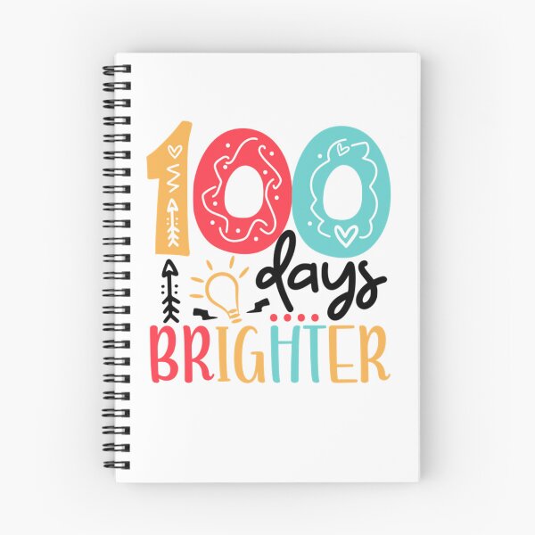 Item preview, 100 Days Brighter 100 days of School gift for Teacher Kids  designed and sold by LiloKarl.