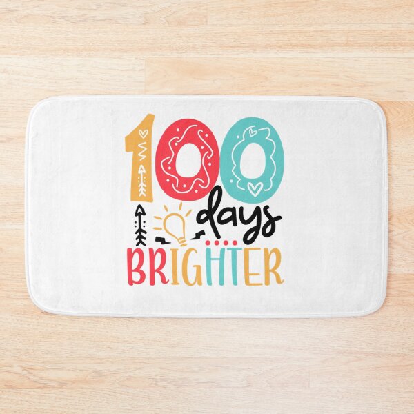Item preview, 100 Days Brighter 100 days of School gift for Teacher Kids  designed and sold by LiloKarl.