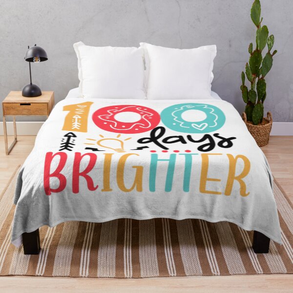 Item preview, 100 Days Brighter 100 days of School gift for Teacher Kids  designed and sold by LiloKarl.