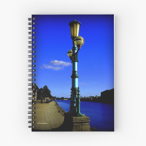 Item preview, GREEN LAMP ON EXETER QUAY designed and sold by Charmiene Maxwell-Batten.