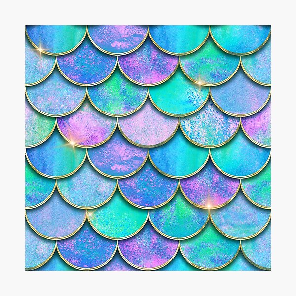 Item preview, Mermaid scales designed and sold by PolyMicroMela.