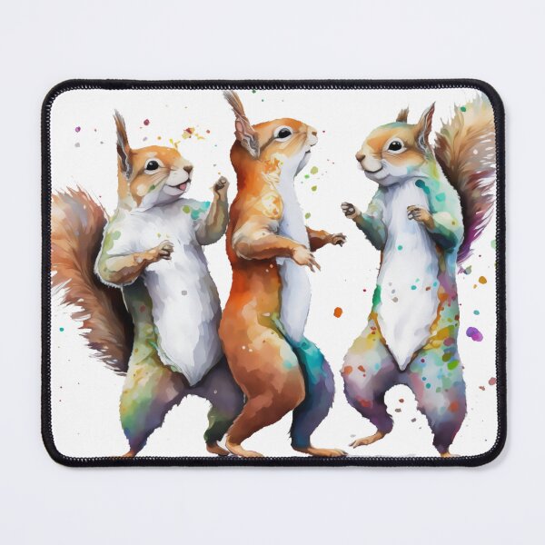 Item preview, Cute Dancing Squirrels, Just Dance! designed and sold by Orianah.