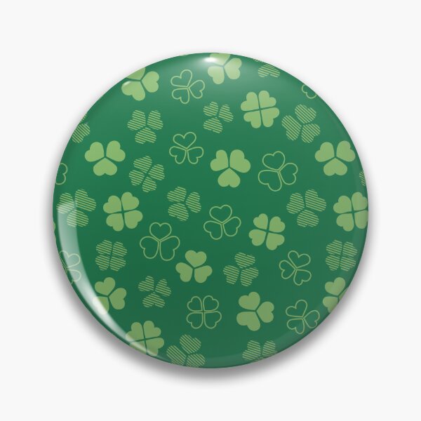 Item preview, Lucky green shamrocks four-leaf clovers  designed and sold by RevolutionizZed.