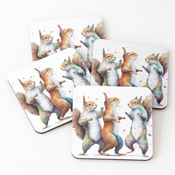 Item preview, Cute Dancing Squirrels, Just Dance! designed and sold by Orianah.