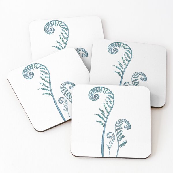 Item preview, hand painted fern 2017 designed and sold by ColorandColor.