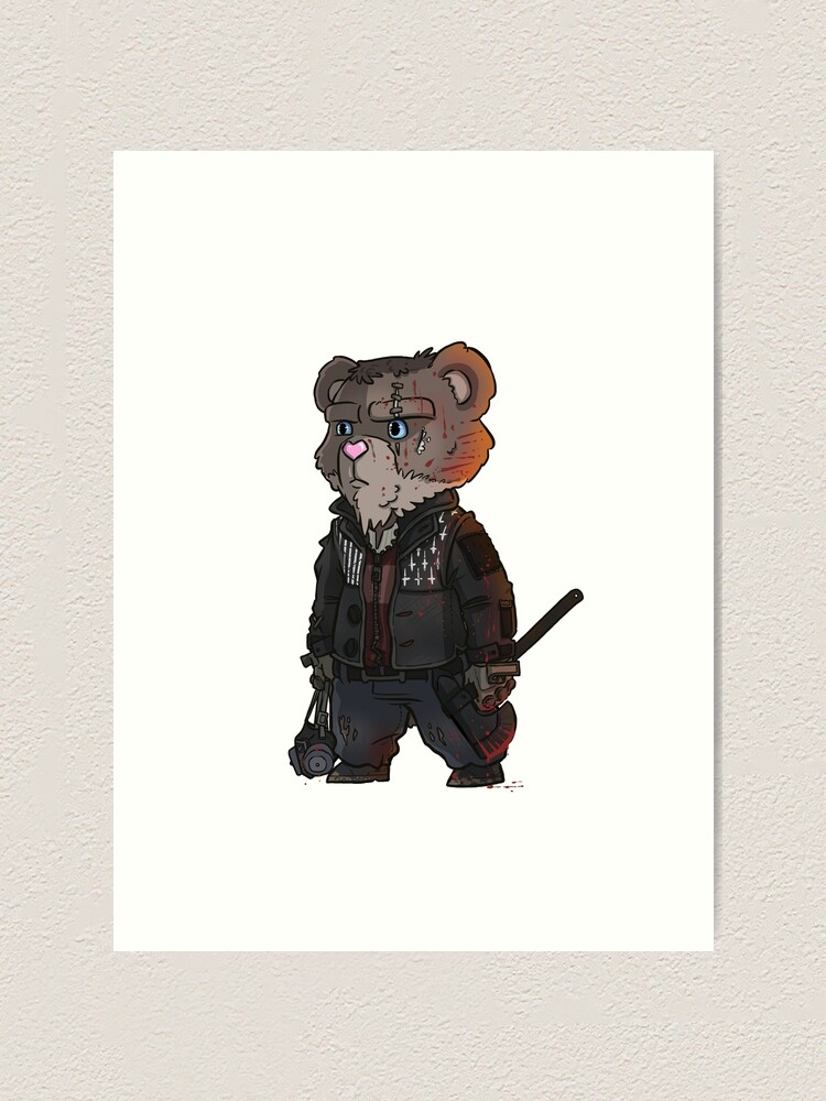 punk teddy bear