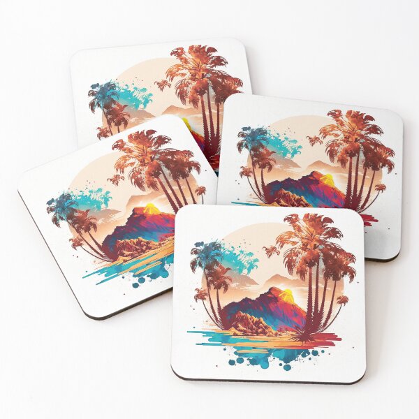 Item preview, Landscape ocean palm tree#3 designed and sold by FunArt4You.