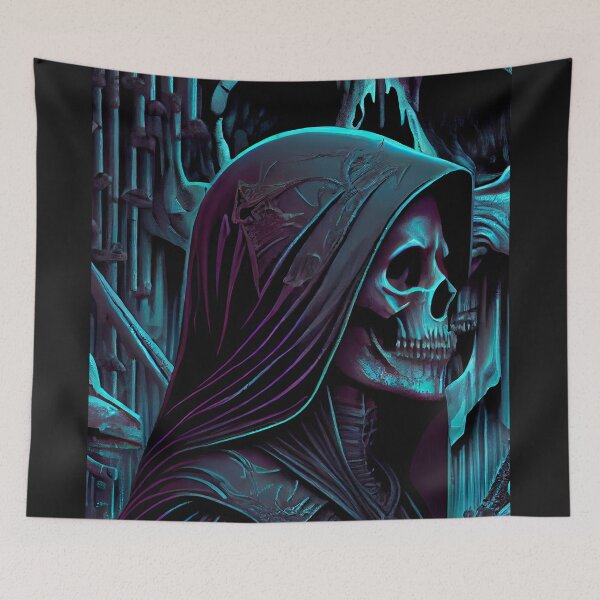 Item preview, Sante Muerte Illustration (Variation) designed and sold by OccultDreams.