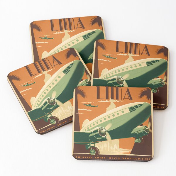 Item preview, Lima Vintage Travel Art Poster designed and sold by OldTravelArt.