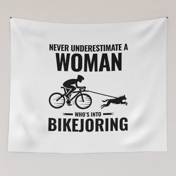 Item preview, Bikejoring DogScooting Dog Sport Bike Bicycle Ride designed and sold by CuteDesigns1.
