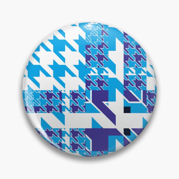 Item preview, Houndstooth Tartan in Blue designed and sold by alexandranel.