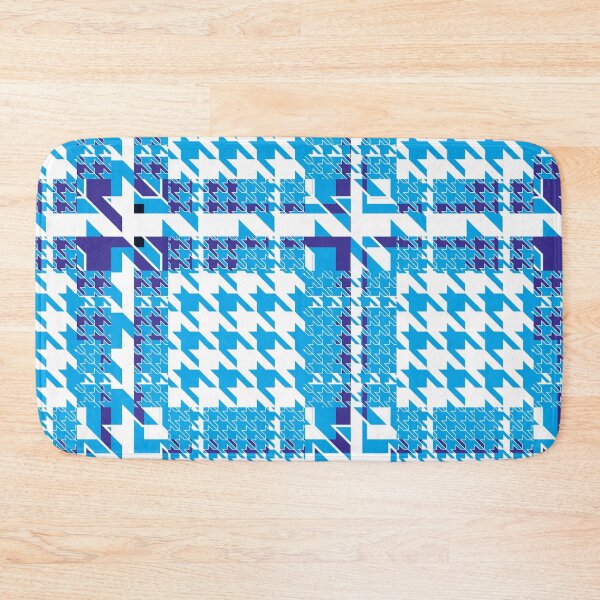 Item preview, Houndstooth Tartan in Blue designed and sold by alexandranel.