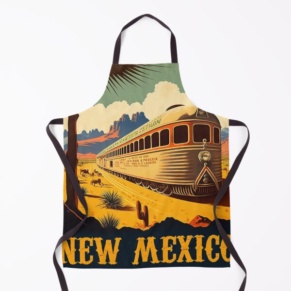 Item preview, New Mexico Vintage Travel Art Poster designed and sold by OldTravelArt.