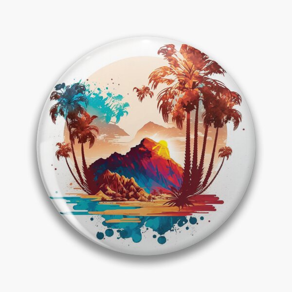 Item preview, Landscape ocean palm tree#3 designed and sold by FunArt4You.