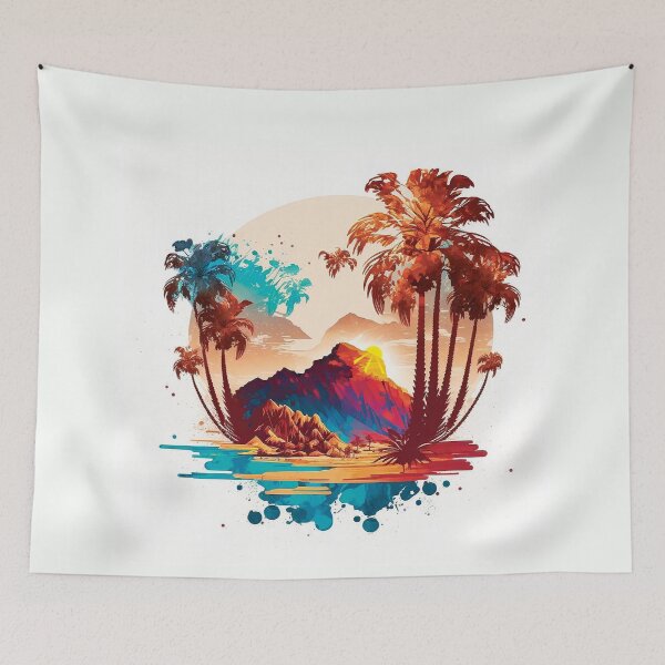 Item preview, Landscape ocean palm tree_gor#3 designed and sold by FunArt4You.